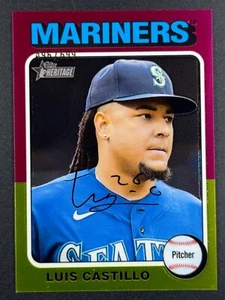 LUIS CASTILLO 2024 Topps Heritage High Number #449 Chrome SP /699 Mariners - Picture 1 of 2