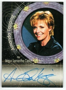 STARGATE SG-1 SEASON 6 2004 A37 Amanda Tapping Major Samantha Carter AUTOGRAPH - Picture 1 of 2