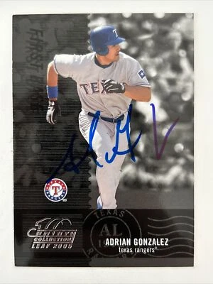 Adrian Gonzalez Autographed 2004 Donruss Leaf Century Card #159 In Person N470 - Image 1 of 2