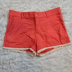 Ambiance Apparel Shorts koralle Häkelbesatz khaki - Bild 1 von 3