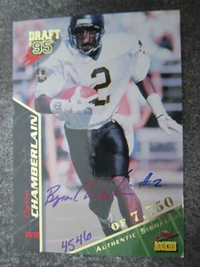 Byron Chamberlain #17 Signature Rookies American Football Trading Card (L1T) - Picture 1 of 2