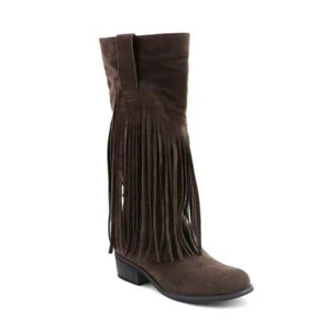 Olivia Miller Women's Liberty Fringe Riding Boot NIP - Picture 1 of 3