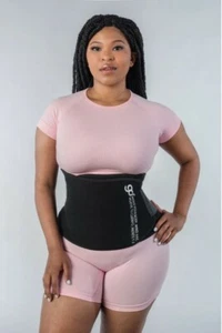 Frauen Taillentrainer Korsett Sauna Schweiß Gewichtsverlust Body Shaper Yoga schlanker Gürtel - Bild 1 von 9