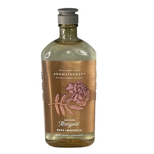 bath and body works aromatherapy soothing marigold body wash rose+magnolia rare - Picture 1 of 6