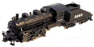 N Bachmann 50552 0-6-0 ATSF & Slope Back Tender #3283 w/case(Tested)knuckle cplr - Picture 1 of 10