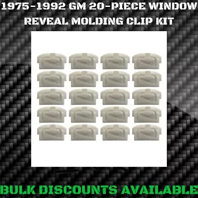1975-1988 G BODY Chevrolet Pontiac Oldsmobile Glass Molding Trim Reveal Clips - Image 1 of 4