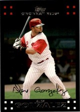 2007 TOPPS #384 ALEX GONZALEZ CINCINNATI REDS