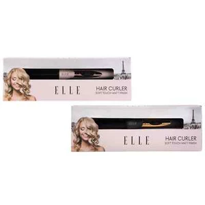 Rizador de cabello ELLE acabado mate suave al tacto rizador tamaño de viaje regular 30W - Imagen 1 de 6