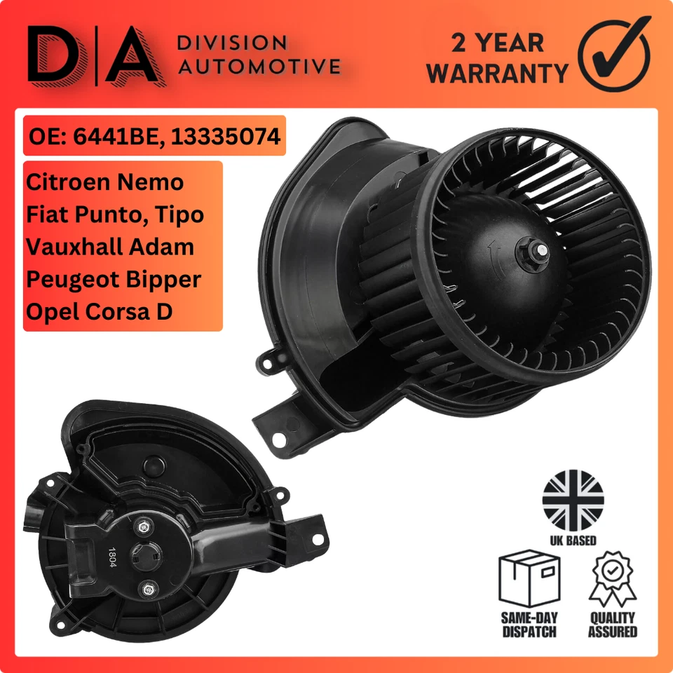 Ventilador motor ventilador aquecedor FIAT PUNTO / GRANDE PUNTO / FIORINO / QUBO 2005-ON - Imagem 1 de 4