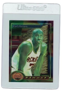 CARL HERRERA 1993-94 Topps Finest Houston ROCKETS NBA Basketball Card #44 - Picture 1 of 2