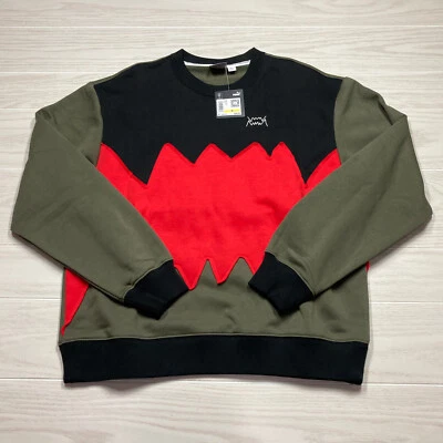 Puma Men's Enrollment Crew Neck Pullover Sweatshirt Grape Leaf Size Medium - Image 1 of 4