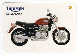 Shell Abol Motos Portugiesischer Taschenkalender Triumph Thunderbird Motorrad 1995 - Bild 1 von 2