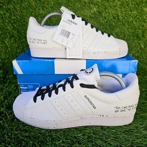 ADIDAS SUPERSTAR TALLA 7.5 ✅️ AUTÉNTICO NUEVO EN CAJA CLÁSICOS LIMPIOS NEGRO BLANCO - Imagen 1 de 14