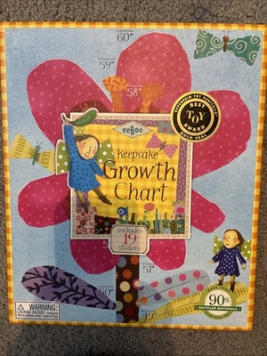 eeBoo Keepsake Growth Chart New Sealed TOY AWARD Flower Stickers - Image 1 of 2