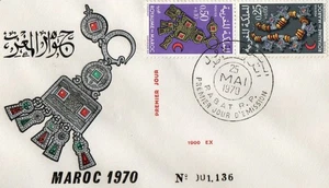MOROCCO 1970 FDC - Picture 1 of 1