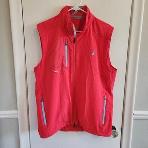 Zero Restriction Vest Ladies Sz Medium Women Red Full Zip Sports Golf Athletic - Picture 1 of 6