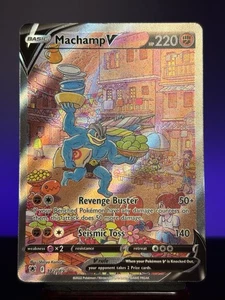 Pokemon Machamp V 172/189 Alt Art Astral Radiance Ultra Rare Holo LP - Picture 1 of 12