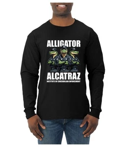 Camisa de manga larga Alligator Alcatraz Institute Of Crocodrilian Enforcement para hombre - Imagen 1 de 17
