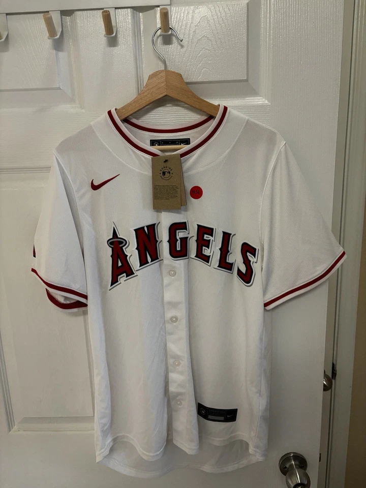 Los Angeles Angels Nike Home Jersey Size Small Men’s Blank Back