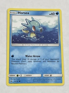 2017 Pokémon TCG SM - Burning Shadows #29/147 - Horsea - Picture 1 of 2