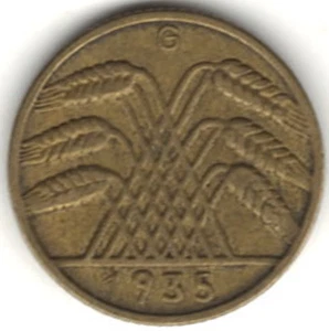 G 10 Pfennig 1935 ~ USTED CALIFICA ~ VER EL ESCANEO G 6 - Imagen 1 de 4