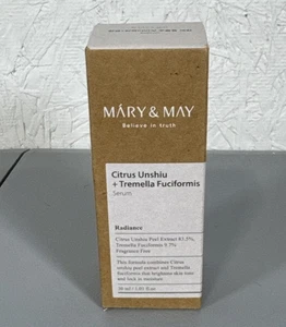 Mary & May Radiance Serum Citrus Unshiu & Tremella Fuciformis 1 Unze 30ml NEU! - Bild 1 von 3