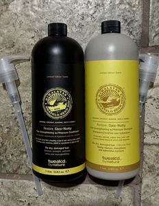 Tweak'd By Nature Shampoo Conditioner Set Coco-Nutty 33.8 oz each Sealed + Pumps - Picture 1 of 2