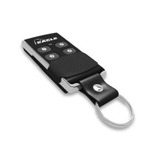 Eagle Chrome Series 4 Button Keychain Remote/Transmitter EG644 with Eagle Chr... - Picture 1 of 1