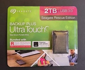 Seagate Backup Plus Ultra Touch 2 TB USB 3.0 Seagate Rescue Edition - Nuevo Sellado - Imagen 1 de 5
