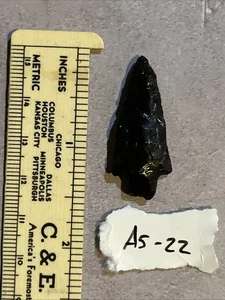 Authentic Obsidian Arrowhead Northwest/Southwest/Southern CA Estate Find A5-22 - Picture 1 of 2