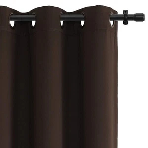 Blackout Sliding Door Curtains, Room Darkening Thermal Insulated Curtains for... - Picture 1 of 8