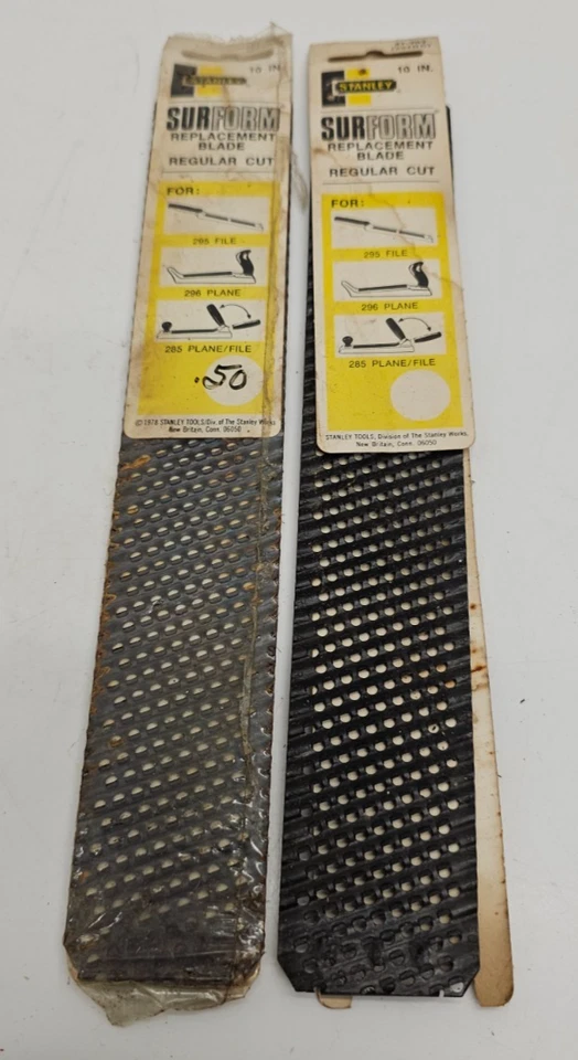 Stanley Tools 21-393 10 Inch Flat Surform Fine Cut Replacement Blade NOS