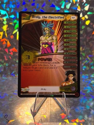 DBZ Dragon Ball Z FOIL Broly, The Electrified B2 CCG Limited Broly Subset MP - Image 1 of 3