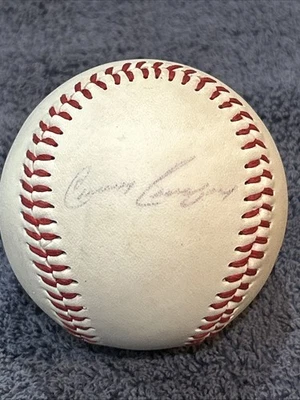 carney lansford signed baseball autograph ball auto L Foto 1 de 4