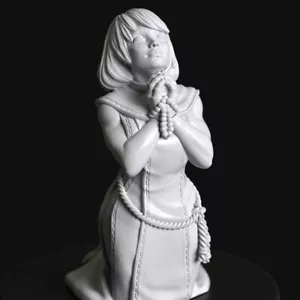 Praying Sisters of Battle 04a - 28mm Scale Resin Miniature by Manufaktura - Picture 1 of 5