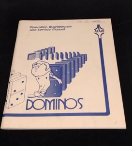 DOMINOS ARCADE SPIEL BETRIEBSHANDBUCH ATARI 1977 - Bild 1 von 4