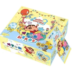 KAYOU Buntstift Shin Chan Neu Sauce Party Tasche Sammelkarten Versiegelte Box - Bild 1 von 7