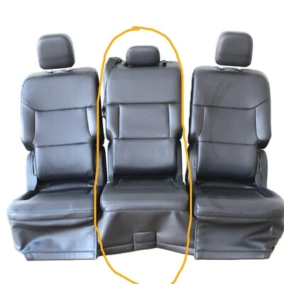 2023 Ford Explorer Black New Takeout OEM 2nd Row Middle Seat - Image 1 of 4