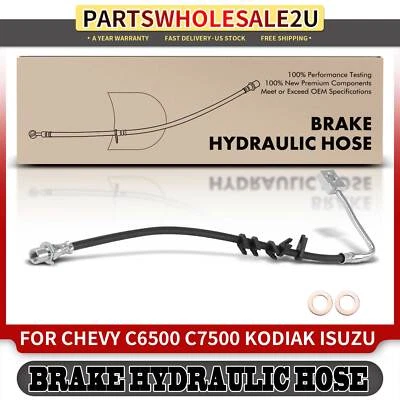 Manguera hidráulica de freno trasero LH para Chevy C6500 Kodiak GMC C7500 Topkick Isuzu HTR Foto 1 de 4