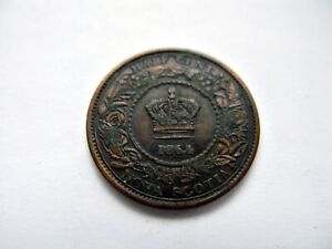 1864 Nova Scotia Half Cent