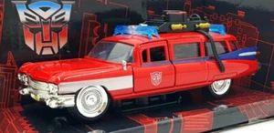 Jada 1/32 Scale 35863 - ECTO-1 Transformers/Ghostbusters Hollywood Rides - Red - Picture 1 of 5