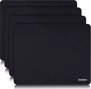 4-Pack Mouse Pad, Ultra-Smooth Gaming Mousepad, Non-Slip Rubber Base, Washable S - Picture 1 of 7