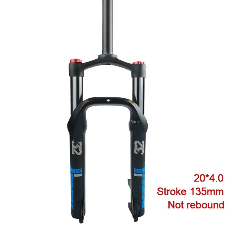 20 вилок 26*4,0 для велосипеда на толстых покрышках вилка подвеска для снега воздушный газ сплав вилки для электровелосипеда - Изображение 1 из 4
