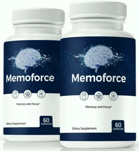 (2 Pack) Memoforce Brain Health Booster for Memory, Cognitive Health & Wellness - Picture 1 of 8