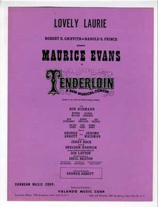 WOMAN'S NAME BROADWAY CUT SONG Noten 1960 Lovely Laurie - Bild 1 von 1