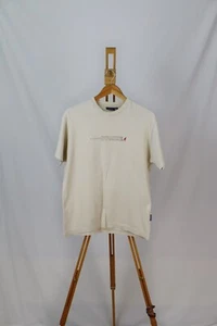 Kangol Red Grey Logo Sand T-Shirt Size Small 100% Cotton READ DESCRIPTION - Picture 1 of 8