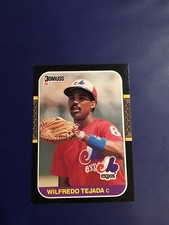 1987 Donruss # 529 WILFREDO TEJADA Rookie RC Montreal Expos Great Card ! 
