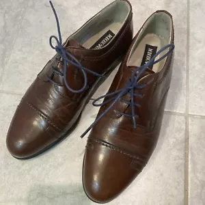 Rudolph VALENTINO Men's US 9.5 Leather Oxford Shoes - Picture 1 of 8