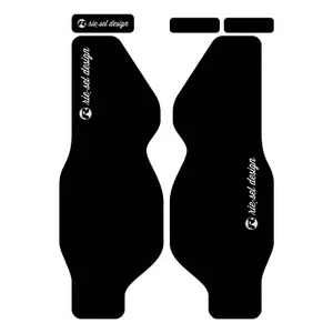 Rie:sel Reisel Bike Fork Shield Guard Stickers Black  - Picture 1 of 1