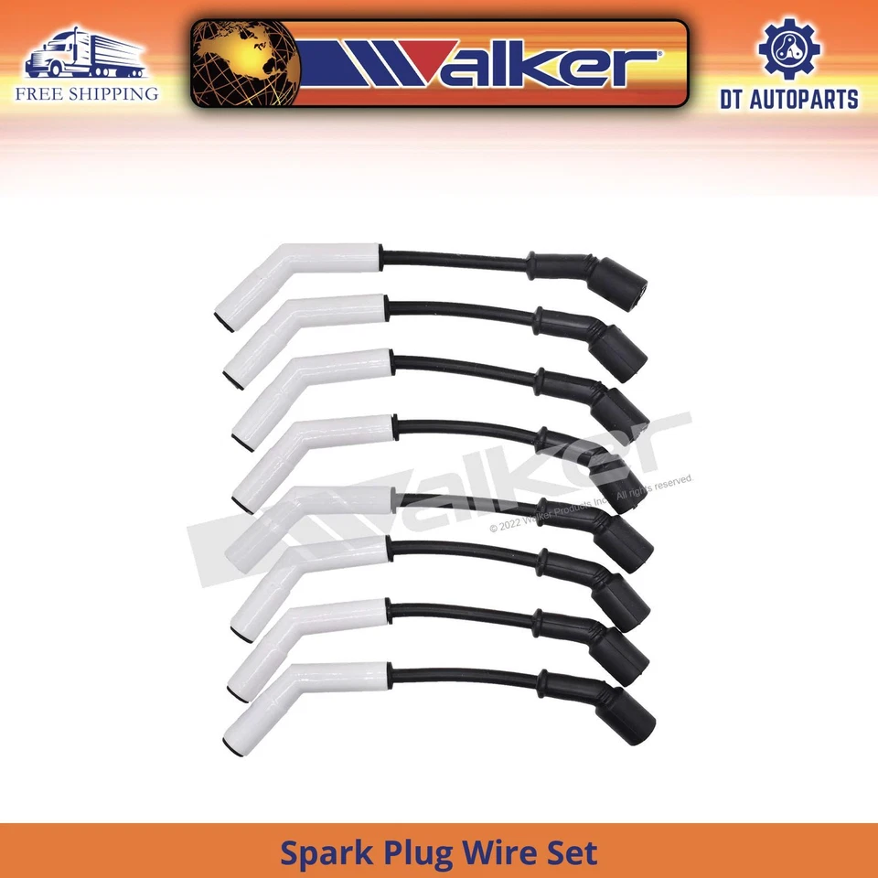 For 2015-2022 GMC Yukon XL Spark Plug Wire Set Walker  2016 2017 2018 2019 2020 - Image 1 of 1